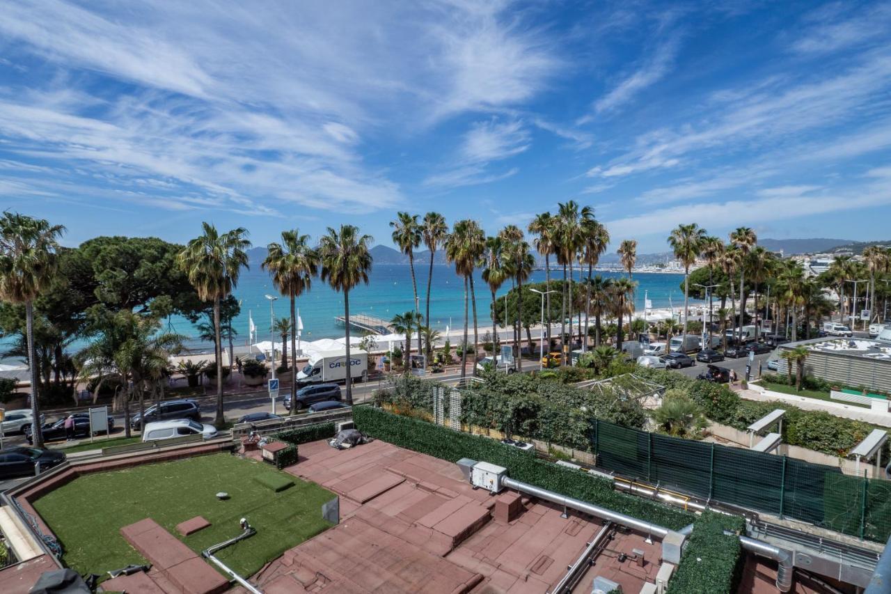 Cannes Croisette Superbe 3P Front De Mer Exterior foto