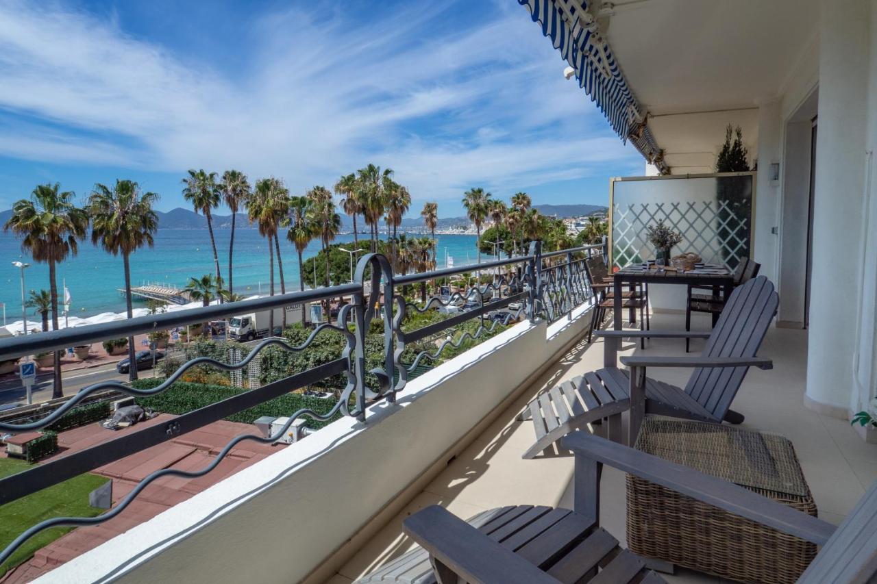 Cannes Croisette Superbe 3P Front De Mer Exterior foto