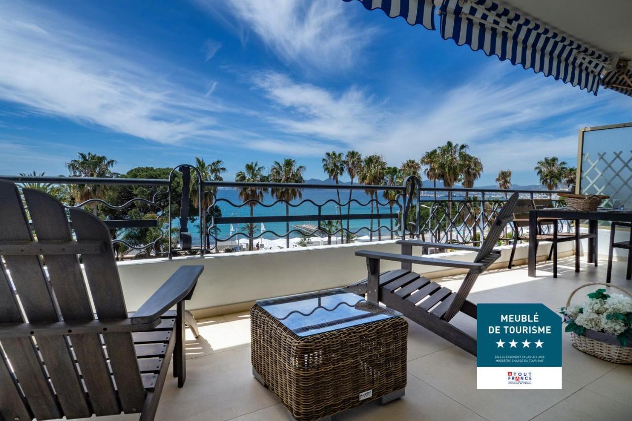 Cannes Croisette Superbe 3P Front De Mer Exterior foto